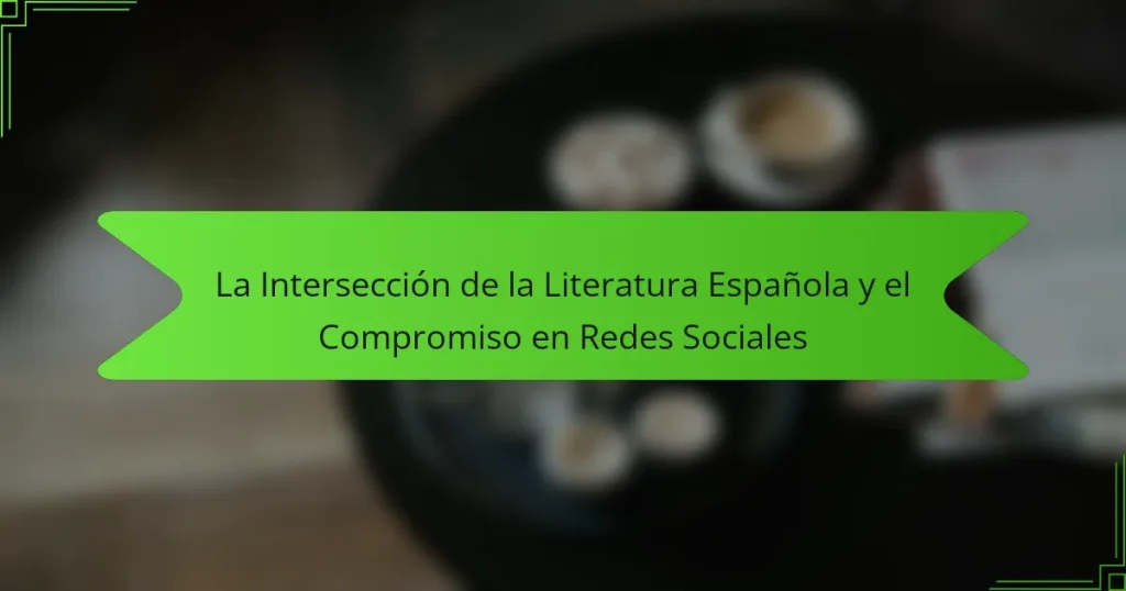 La Intersección de la Literatura Española y el Compromiso en Redes Sociales